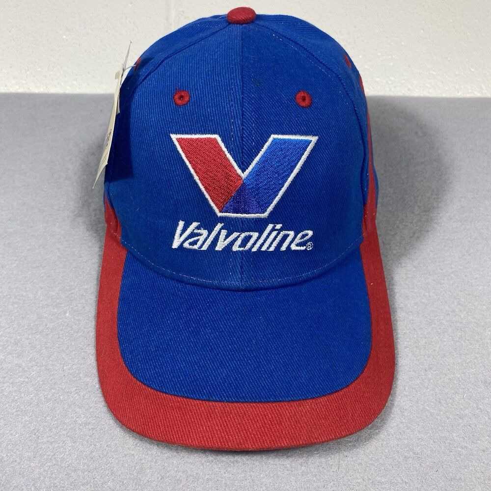 Vintage‎ Valvoline Oil Nascar Racing Baseball Hat Strap Back Deadstock New NWT